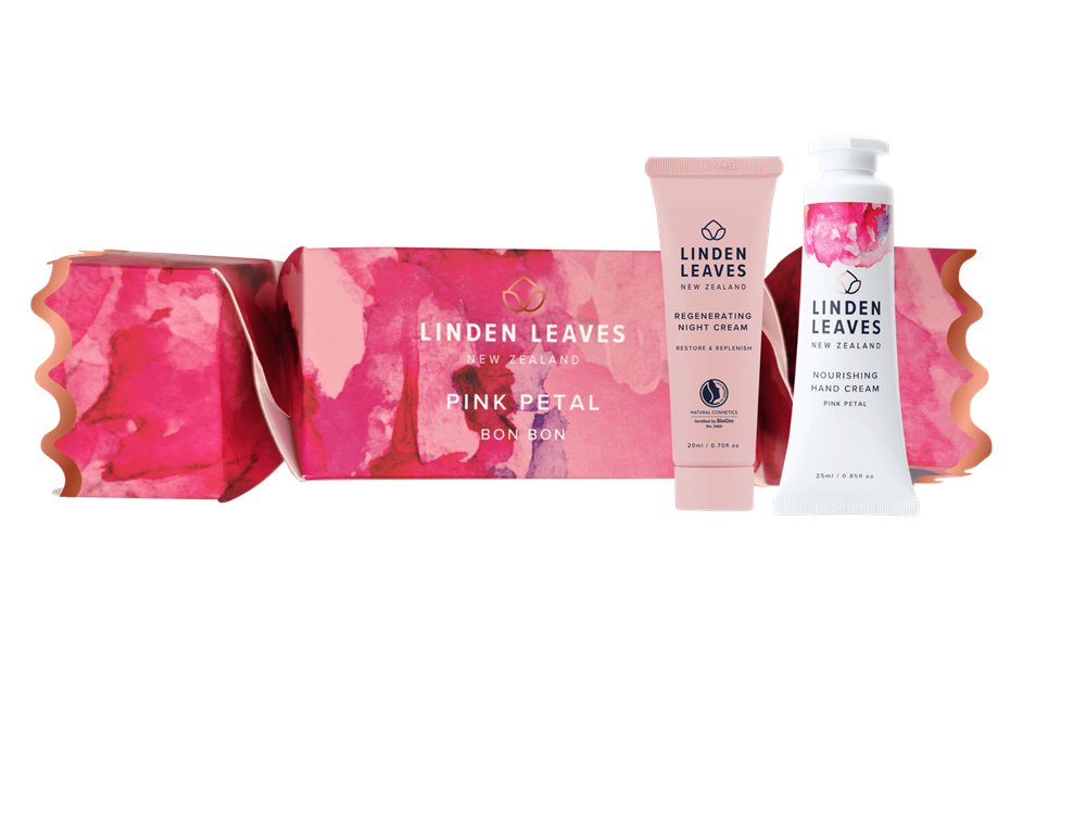 LINDEN LEAVES PINK PETAL BON BON