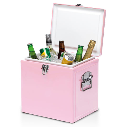 VINTAGE COOLER BOX - PINK