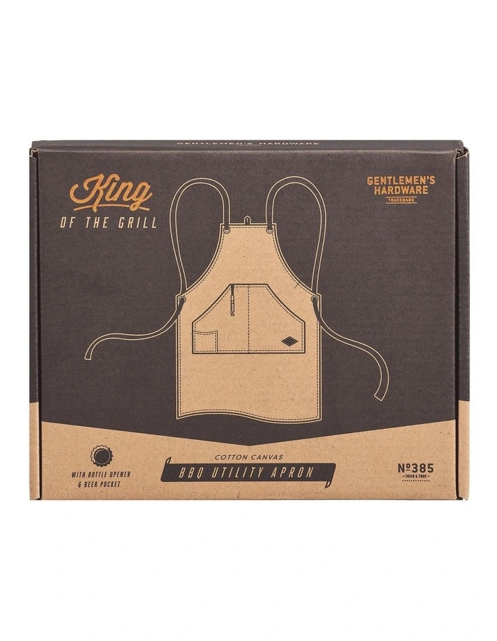 GENTLEMEN'S HARDWARE BBQ UTILITY APRON & BOTTLE OPENER
