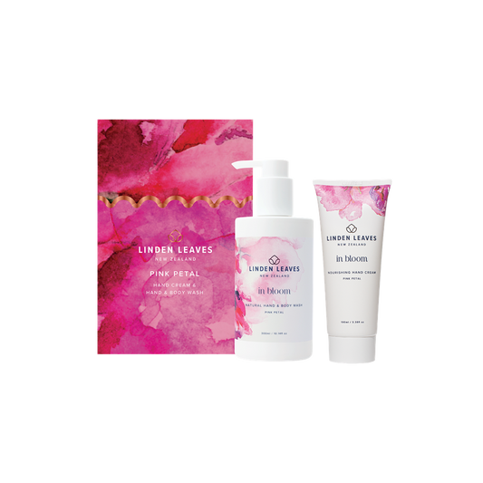 LINDEN LEAVES PINK PETAL HAND CREAM & BODY WASH GIFT SET