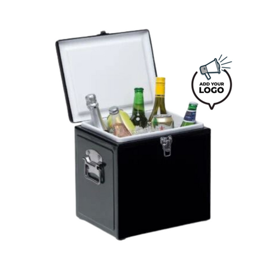 VINTAGE COOLER BOX - BLACK BRANDED