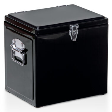 VINTAGE COOLER BOX - BLACK