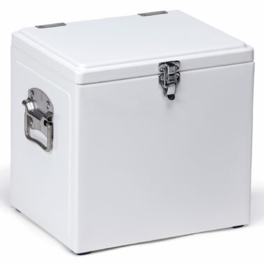 VINTAGE COOLER BOX - White